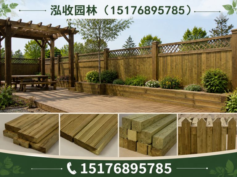 深圳防腐木凉亭展示图